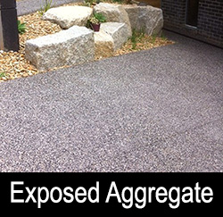 Exposed Aggregate driveway